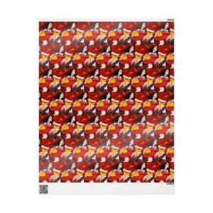 Pop-Art Wrapping Paper | Matte Gift Wrap Roll – Low End by Drama Wrap