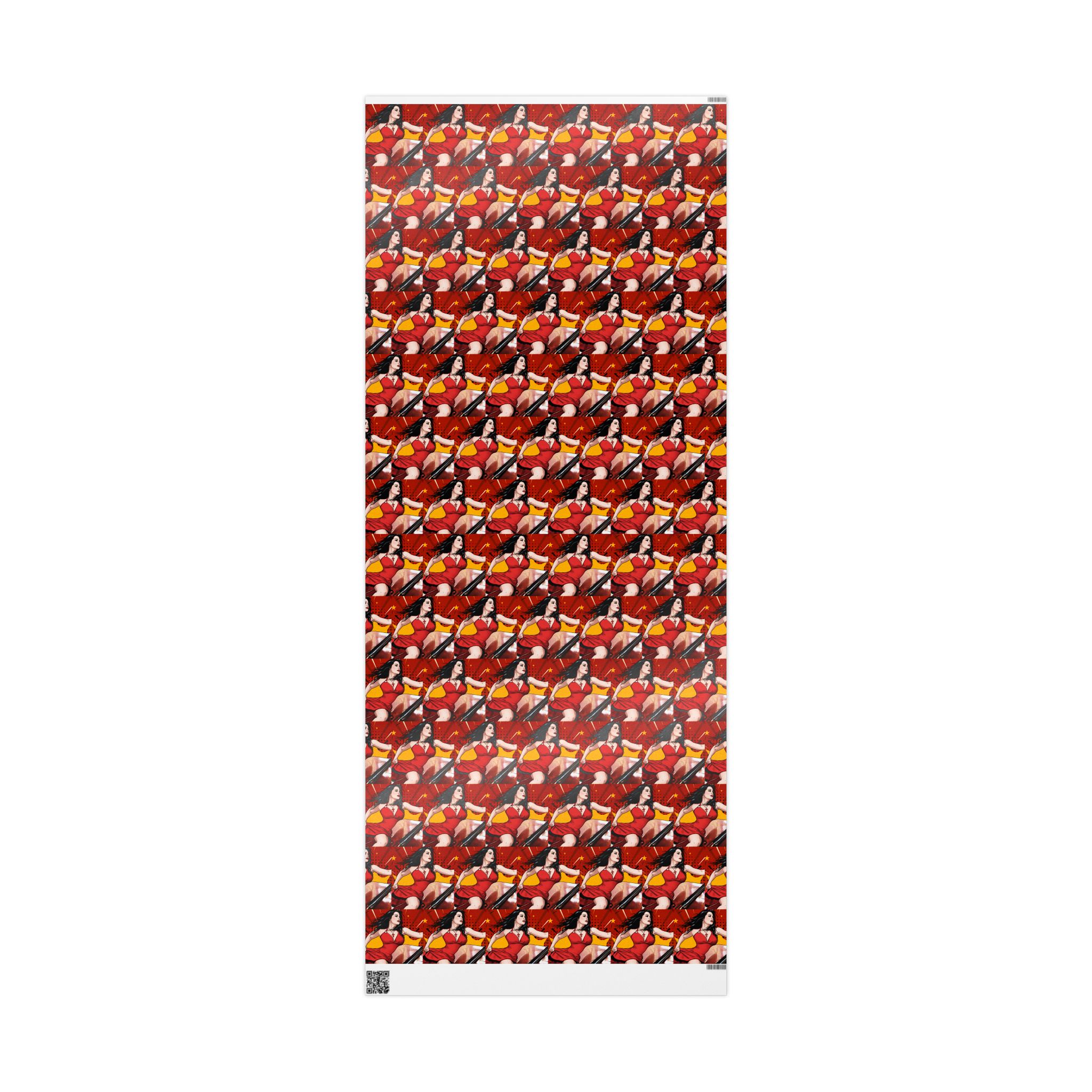 Pop-Art Wrapping Paper | Matte Gift Wrap Roll – Low End by Drama Wrap - Image 9
