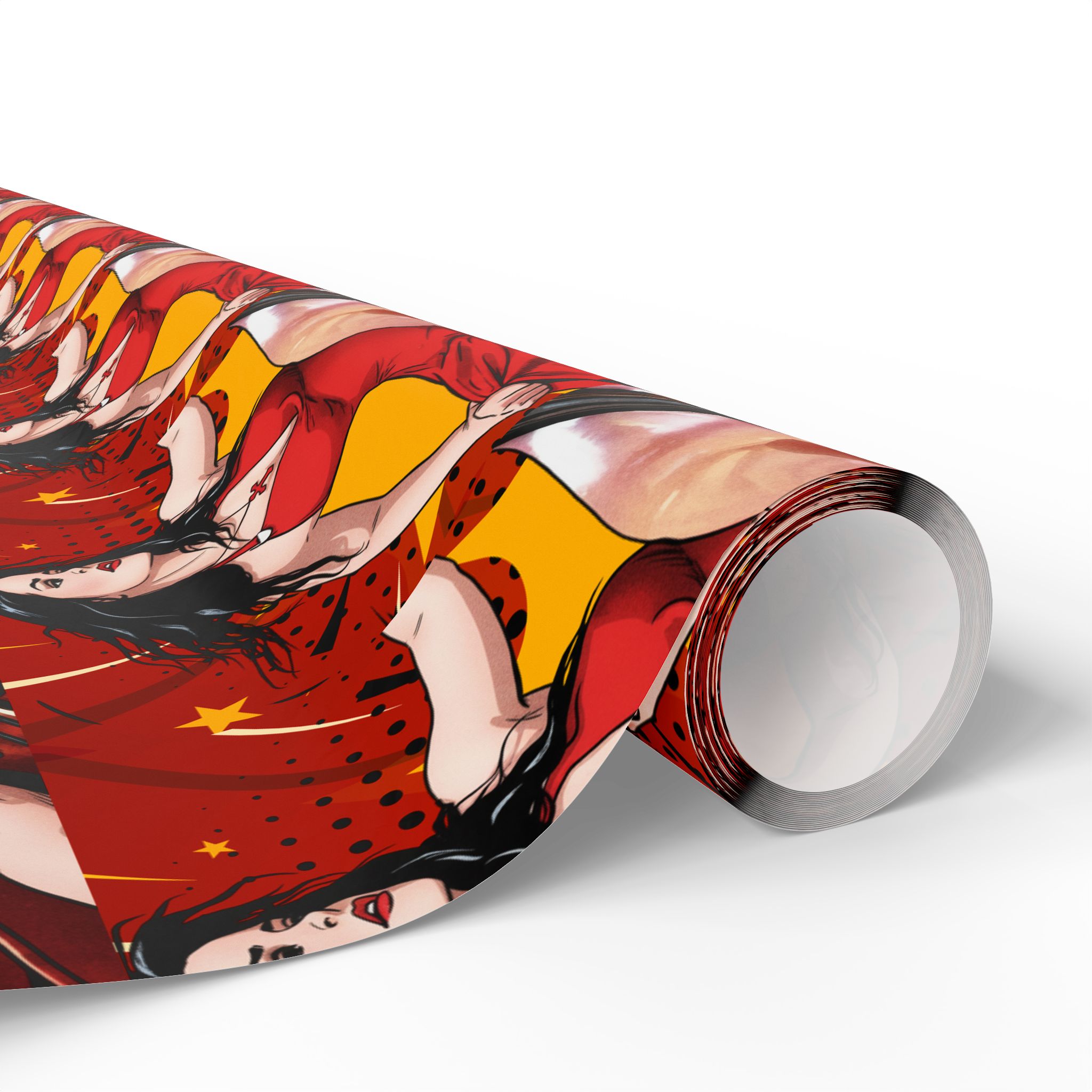 Pop-Art Wrapping Paper | Matte Gift Wrap Roll – Low End by Drama Wrap - Image 18